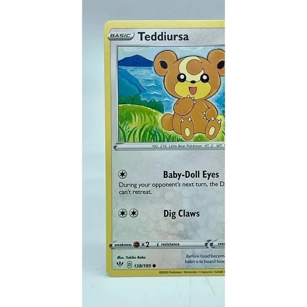 Teddiursa 138/189 Common Darkness Ablaze‎ Non-Holo Pokemon TCG Mint Unplayed